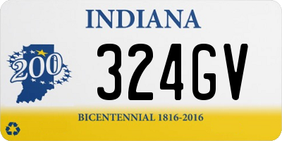 IN license plate 324GV