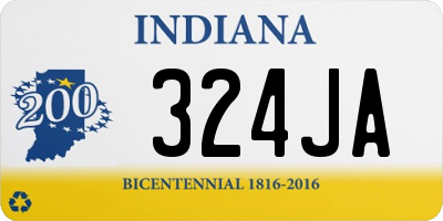 IN license plate 324JA