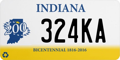 IN license plate 324KA