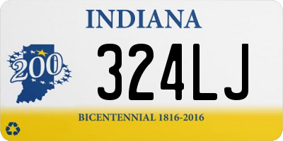 IN license plate 324LJ