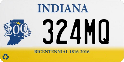 IN license plate 324MQ