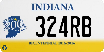 IN license plate 324RB