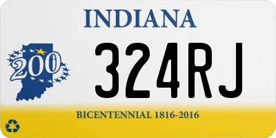 IN license plate 324RJ