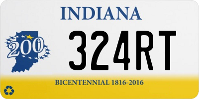 IN license plate 324RT