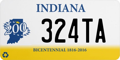 IN license plate 324TA