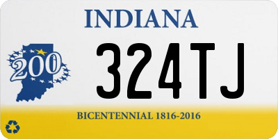 IN license plate 324TJ