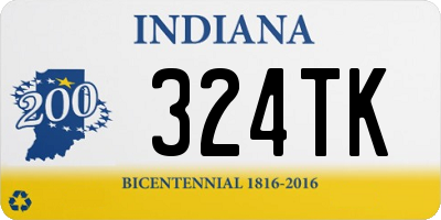 IN license plate 324TK