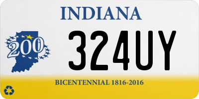IN license plate 324UY