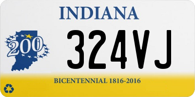 IN license plate 324VJ