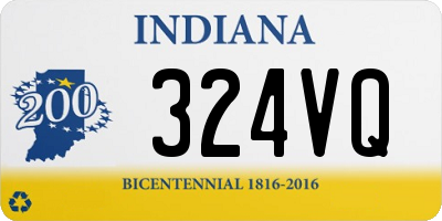 IN license plate 324VQ