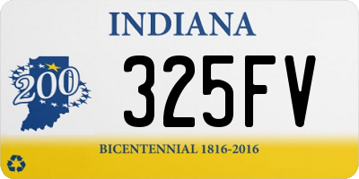 IN license plate 325FV