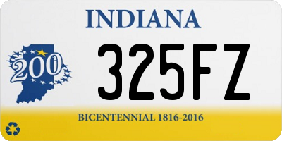 IN license plate 325FZ