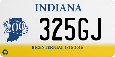 IN license plate 325GJ