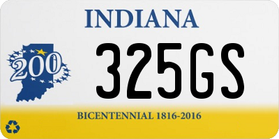 IN license plate 325GS