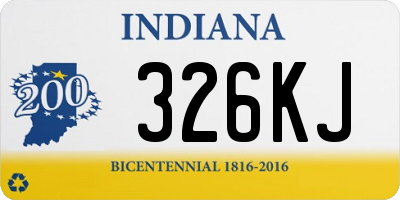 IN license plate 326KJ