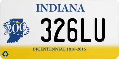 IN license plate 326LU