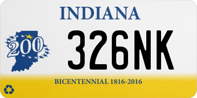 IN license plate 326NK