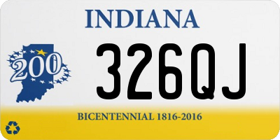 IN license plate 326QJ