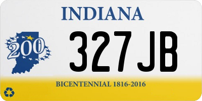 IN license plate 327JB