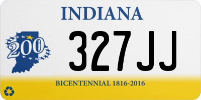 IN license plate 327JJ