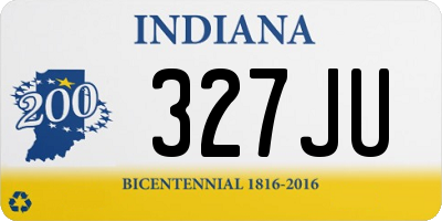 IN license plate 327JU