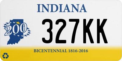 IN license plate 327KK