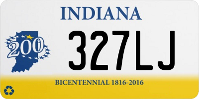 IN license plate 327LJ