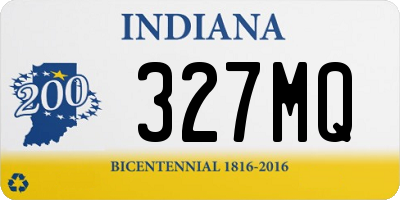 IN license plate 327MQ