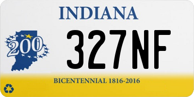 IN license plate 327NF