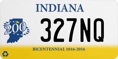 IN license plate 327NQ