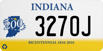 IN license plate 327OJ