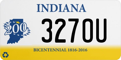 IN license plate 327OU