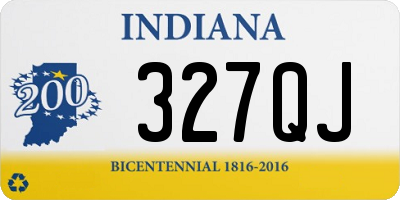 IN license plate 327QJ