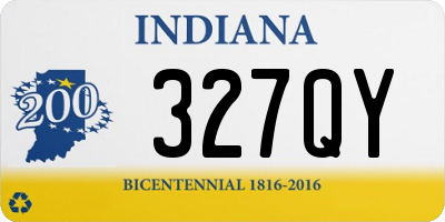 IN license plate 327QY