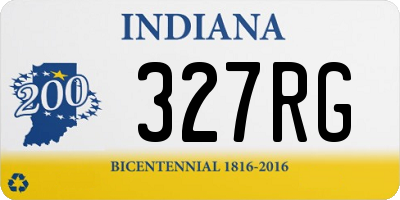 IN license plate 327RG