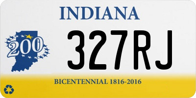 IN license plate 327RJ