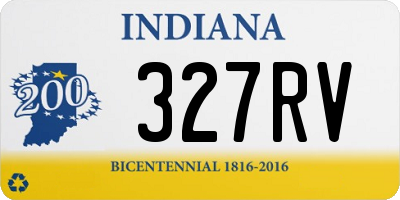 IN license plate 327RV