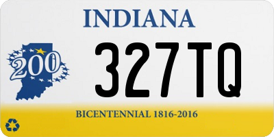 IN license plate 327TQ