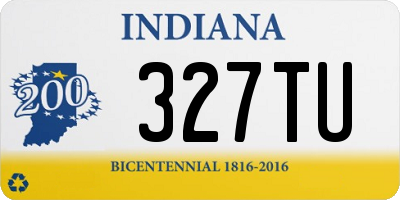 IN license plate 327TU