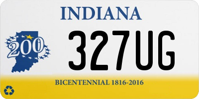 IN license plate 327UG