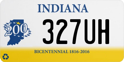 IN license plate 327UH