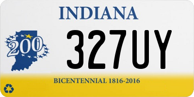 IN license plate 327UY