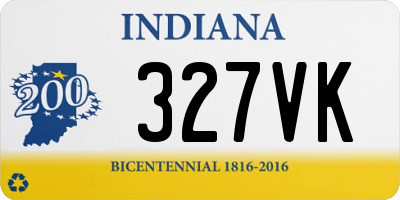 IN license plate 327VK