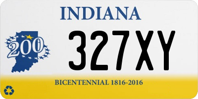 IN license plate 327XY