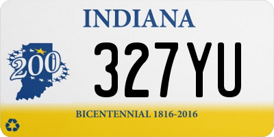 IN license plate 327YU