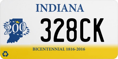 IN license plate 328CK