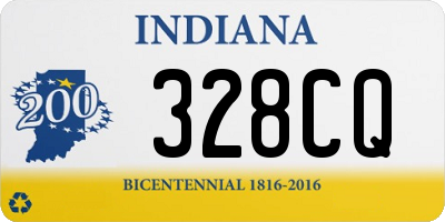 IN license plate 328CQ