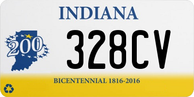 IN license plate 328CV