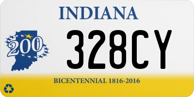 IN license plate 328CY