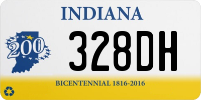 IN license plate 328DH